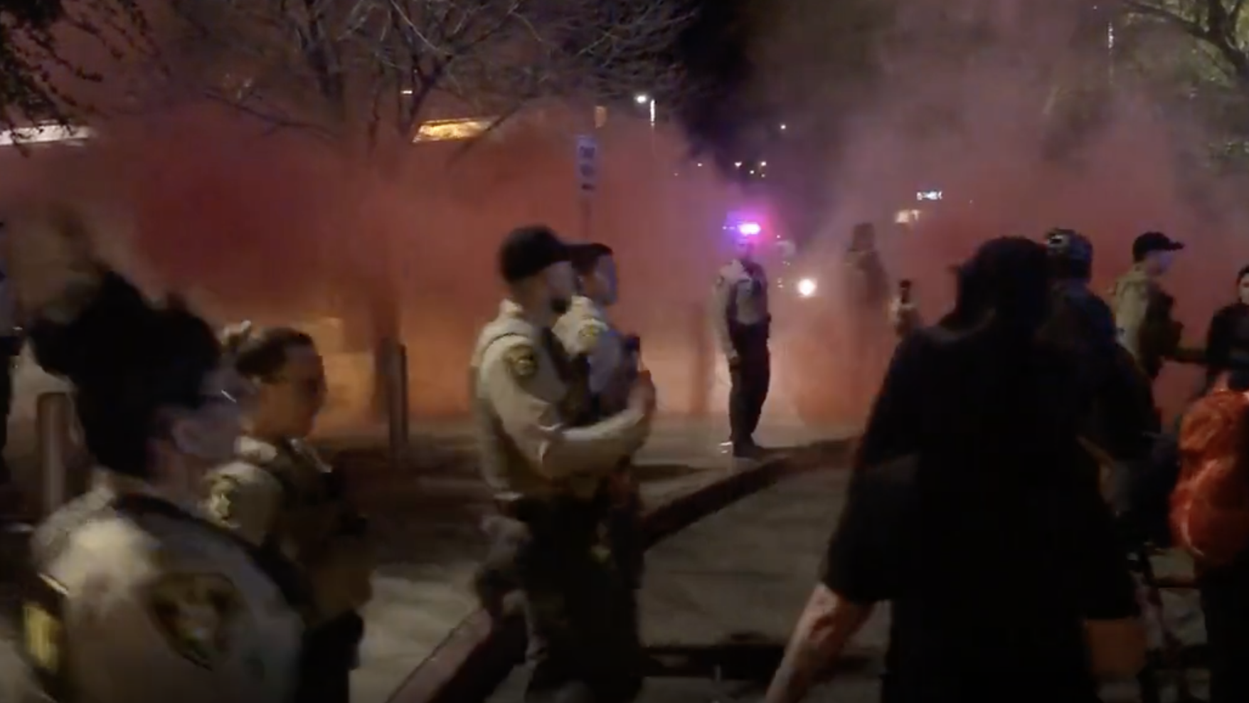 Protest at Pima County jail ends in clash with deputies